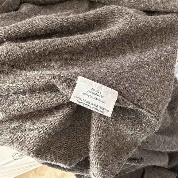 Eileen FIsher Woman Plus Size 2X Cardigan Duster Sweater Silk Cashmere Soft - Picture 3 of 11